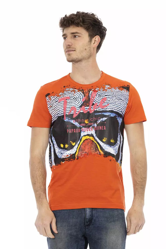 Trussardi Action T-shirt Uomo Cotone Arancione