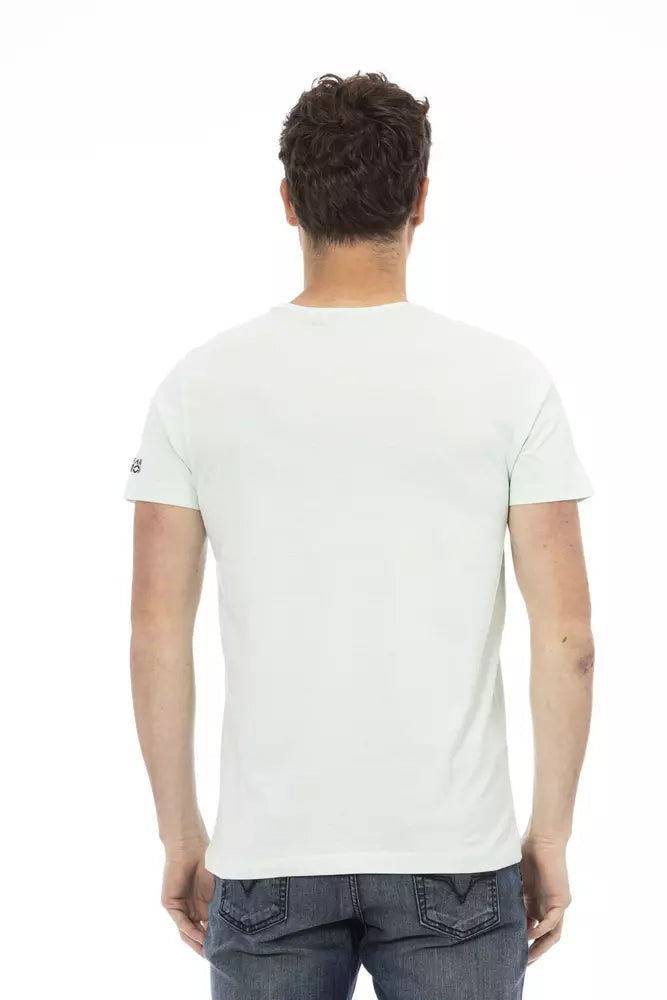 Trussardi Action T-Shirt Uomo Cotone Azzurro Chiaro