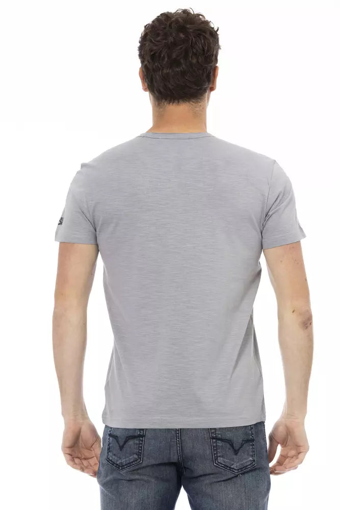 Trussardi Action T-Shirt Uomo Cotone Grigio