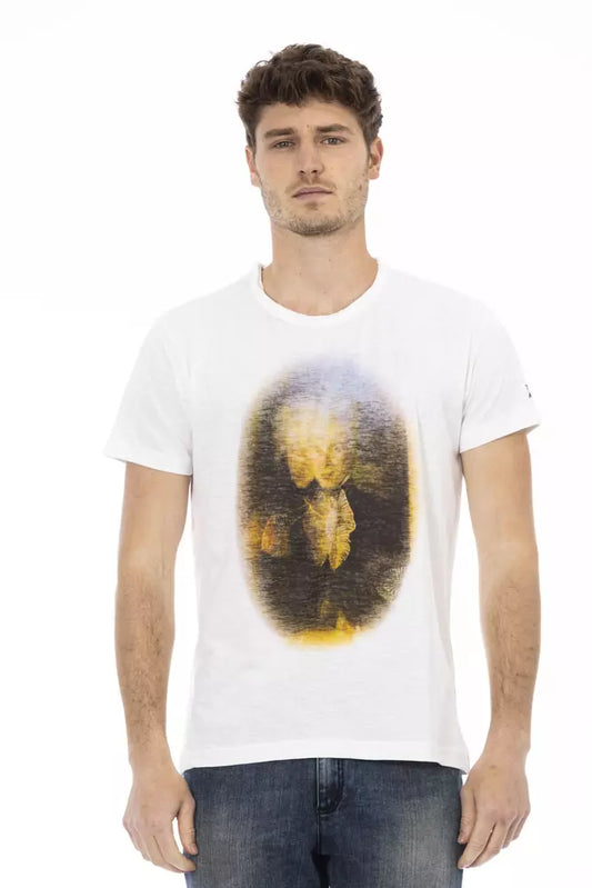 Trussardi Action T-shirt Uomo Cotone Bianco