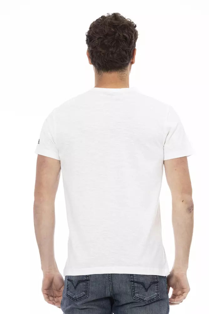 Trussardi Action T-shirt Uomo Cotone Bianco