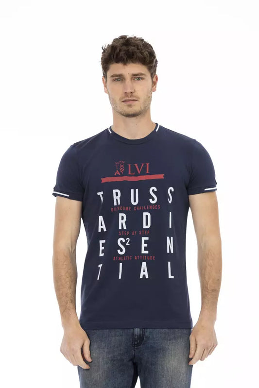 Trussardi Action T-Shirt Uomo Cotone Blu