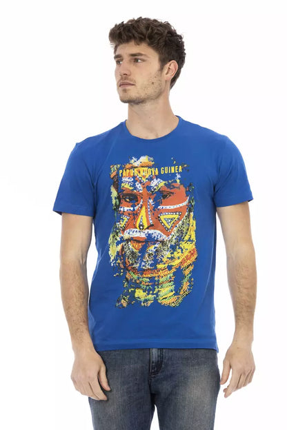 Trussardi Action T-Shirt Uomo Cotone Blu