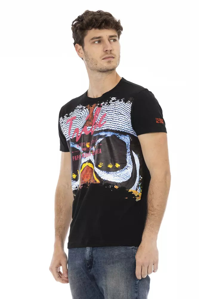 Trussardi Action T-shirt Uomo Cotone Nero