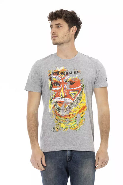 Trussardi Action T-Shirt Uomo Cotone Grigio