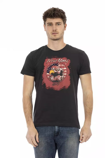 Trussardi Action T-shirt Uomo Cotone Nero