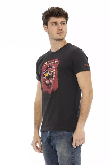 Trussardi Action T-shirt Uomo Cotone Nero