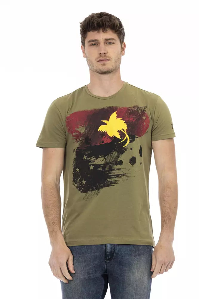 Trussardi Action T-Shirt Uomo Cotone Verde