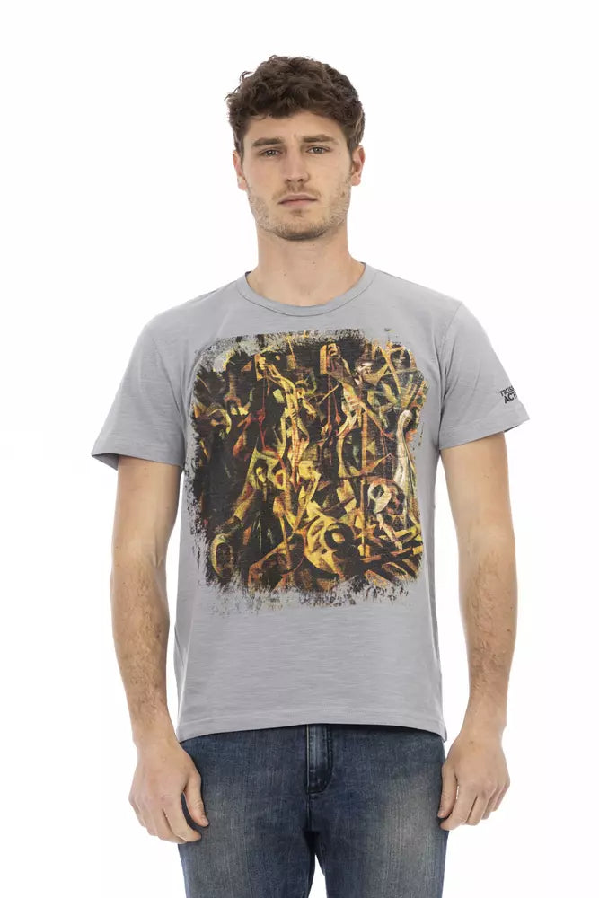 Trussardi Action T-Shirt Uomo Cotone Grigio