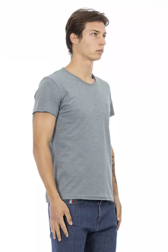 Trussardi Action T-Shirt Uomo Cotone Grigio