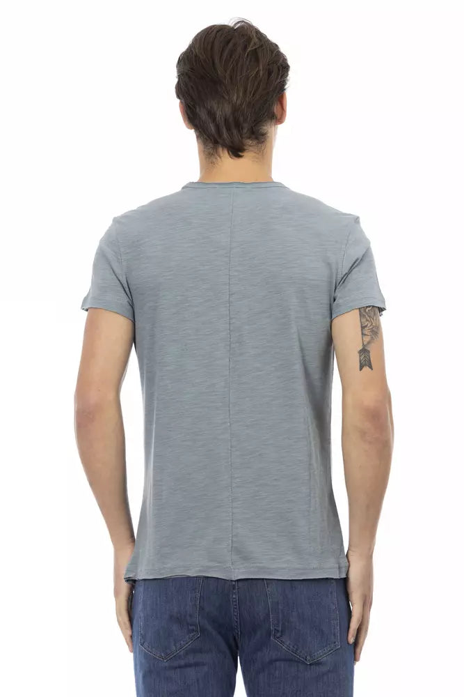 Trussardi Action T-Shirt Uomo Cotone Grigio