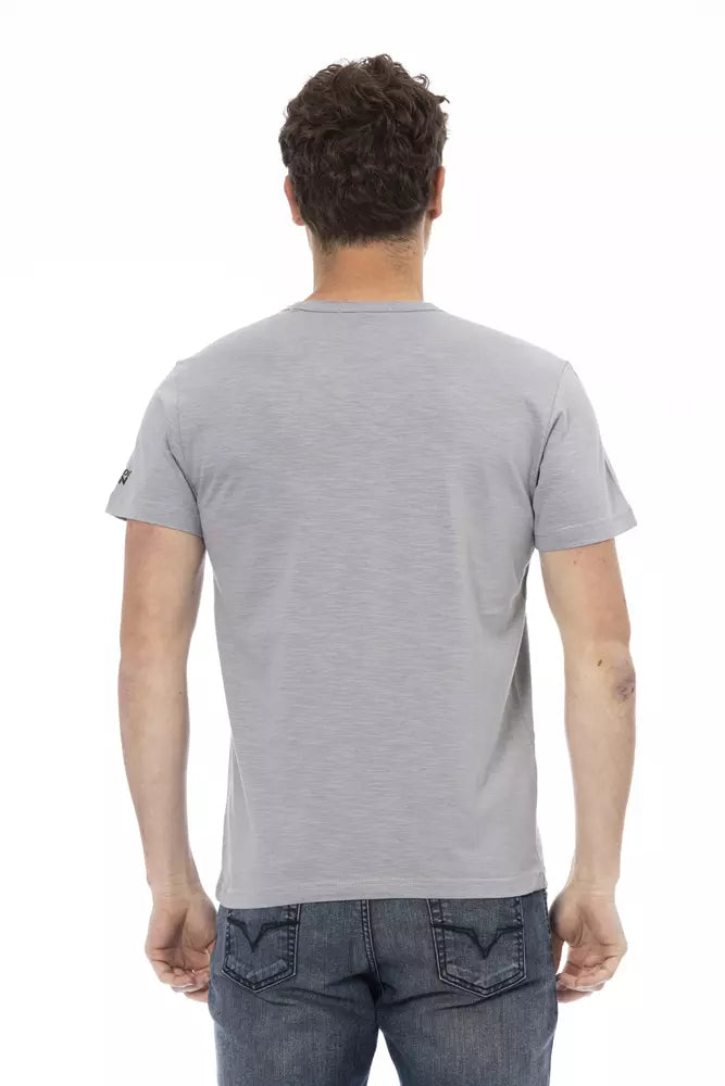 Trussardi Action T-Shirt Uomo Cotone Grigio