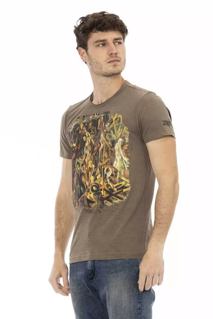 Trussardi Action T-shirt Uomo Cotone Marrone