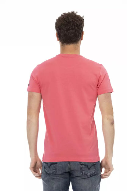 Trussardi Action T-Shirt Uomo Cotone Rosa