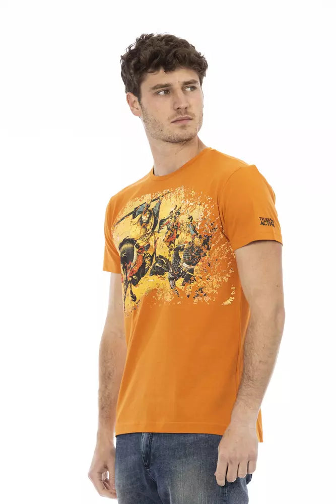 Trussardi Action T-shirt Uomo Cotone Arancione