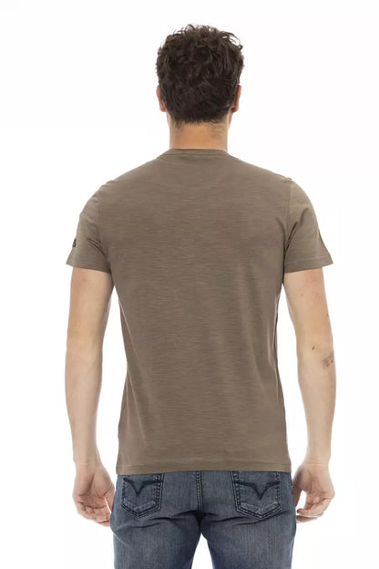 Trussardi Action T-shirt Uomo Cotone Marrone