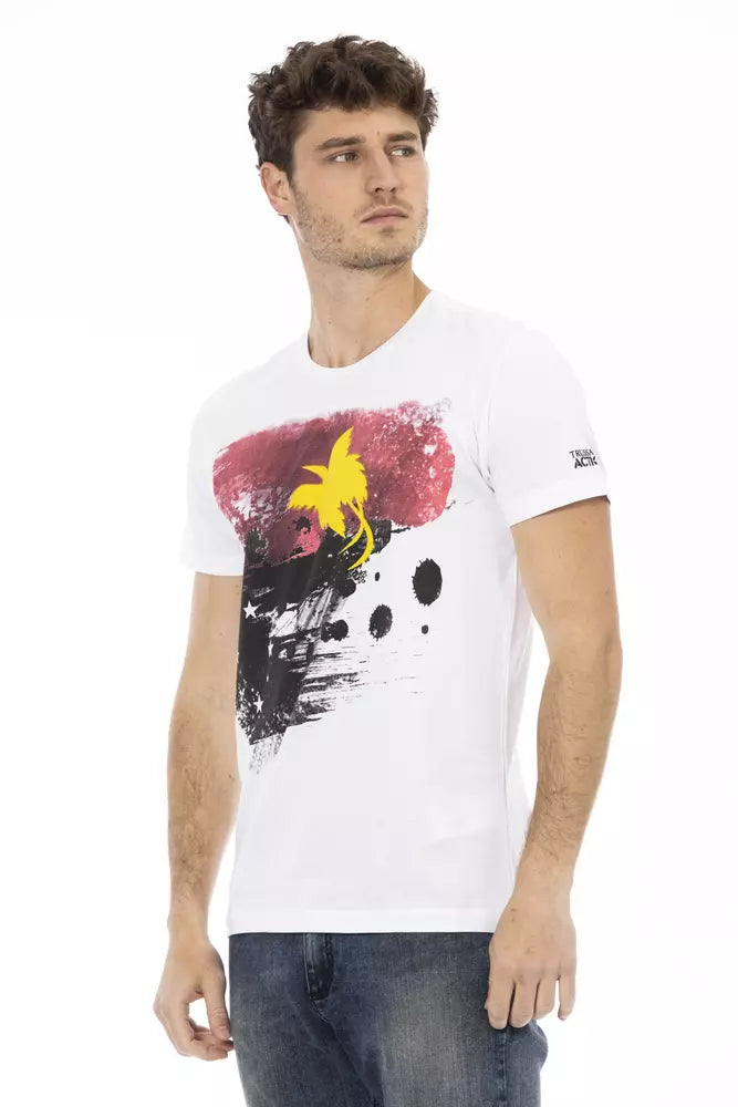 Trussardi Action T-shirt Uomo Cotone Bianco