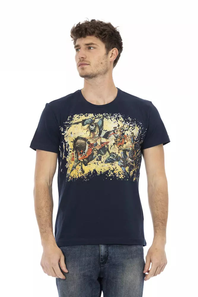 Trussardi Action T-Shirt Uomo Cotone Blu