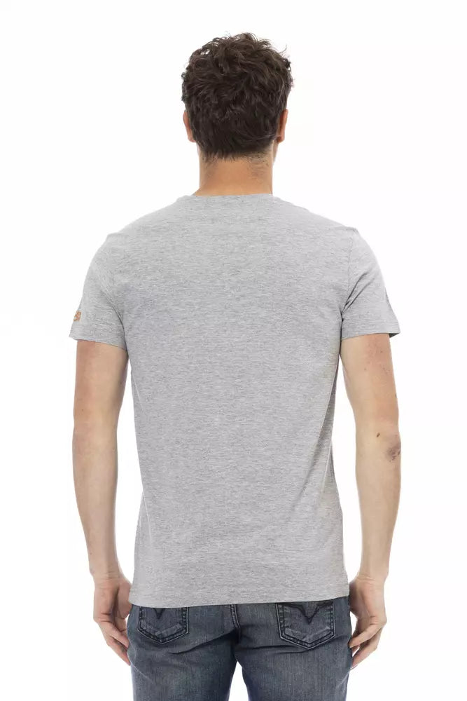 Trussardi Action T-Shirt Uomo Cotone Grigio