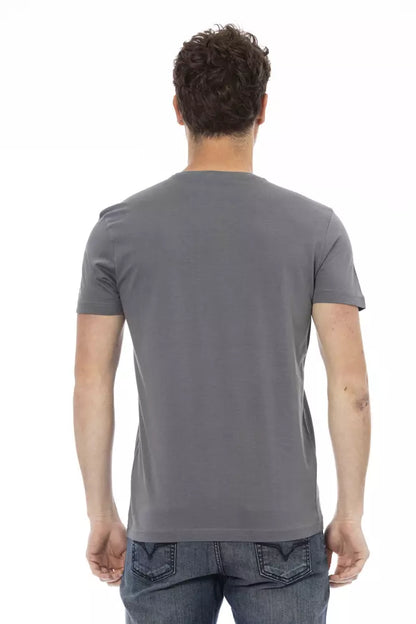 Trussardi Action T-Shirt Uomo Cotone Grigio