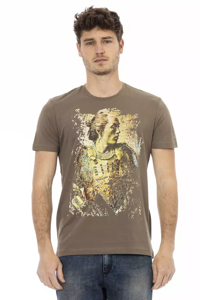 Trussardi Action T-shirt Uomo Cotone Marrone