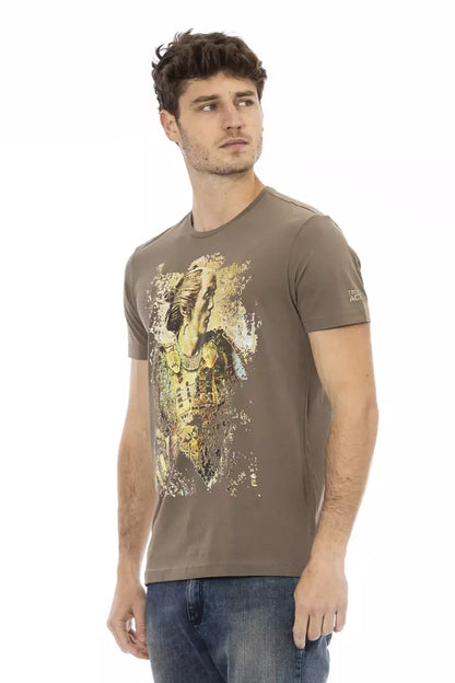 Trussardi Action T-shirt Uomo Cotone Marrone