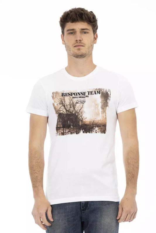 Trussardi Action T-shirt Uomo Cotone Bianco