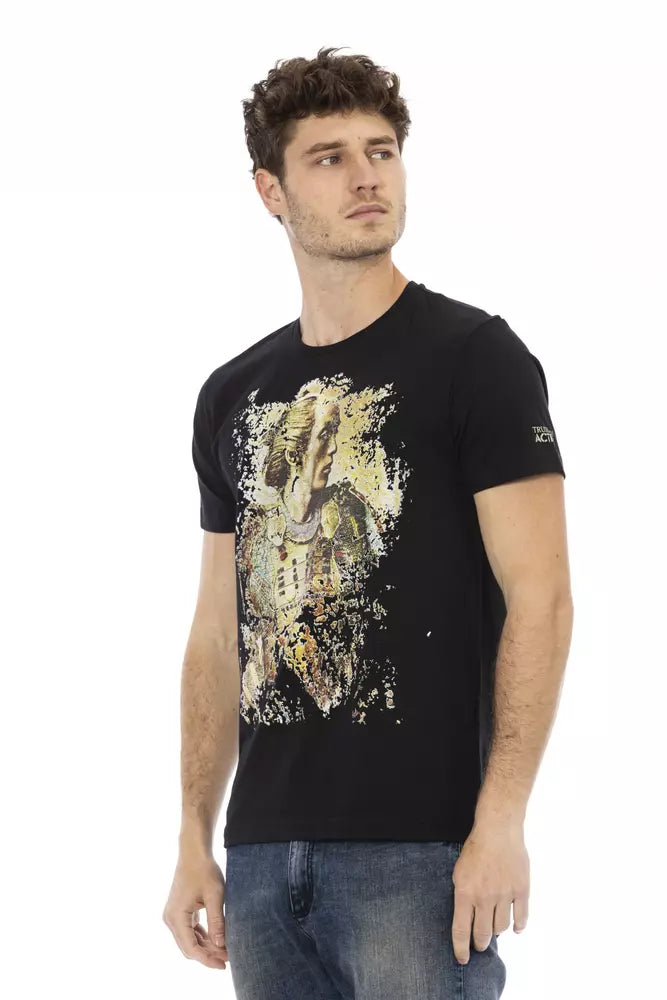 Trussardi Action T-shirt Uomo Cotone Nero