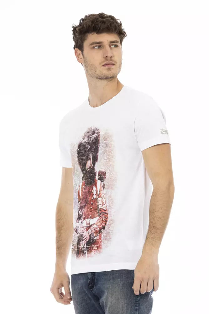 Trussardi Action T-shirt Uomo Cotone Bianco