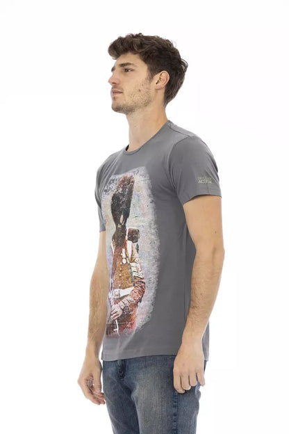 Trussardi Action T-Shirt Uomo Cotone Grigio