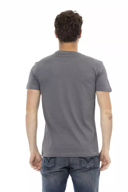 Trussardi Action T-Shirt Uomo Cotone Grigio