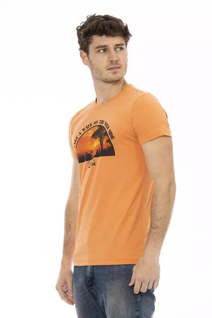 Trussardi Action T-shirt Uomo Cotone Arancione