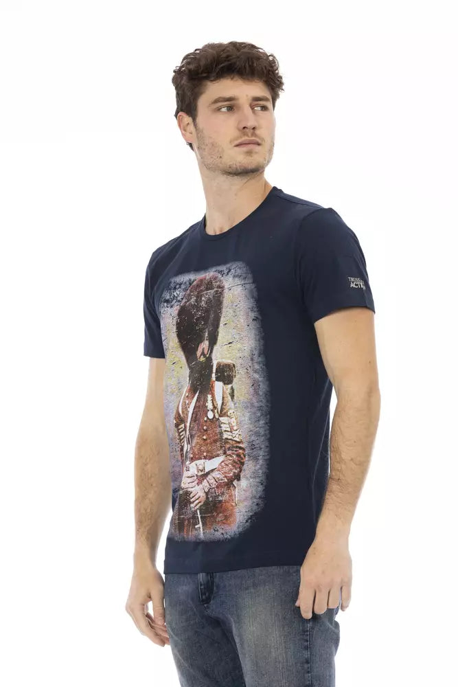 Trussardi Action T-Shirt Uomo Cotone Blu