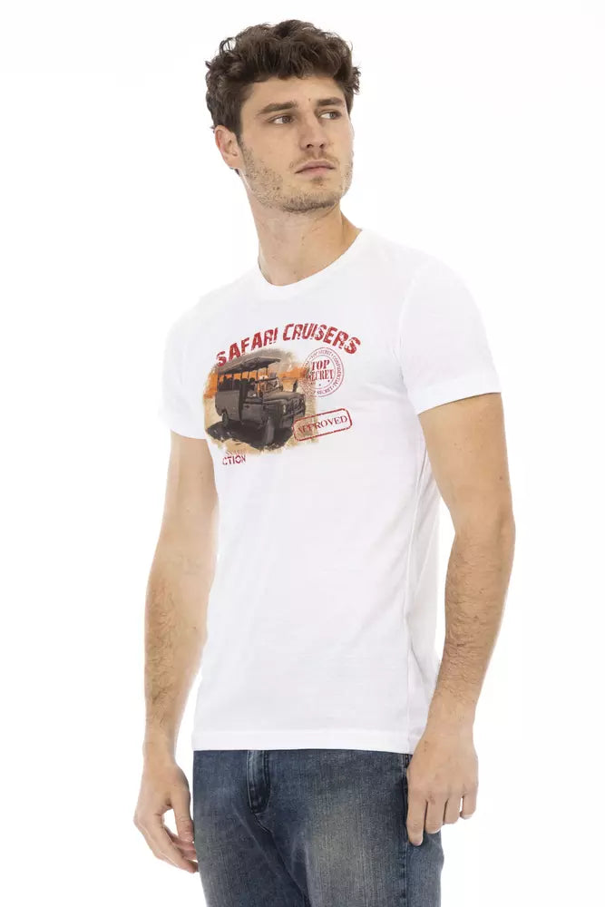 Trussardi Action T-shirt Uomo Cotone Bianco