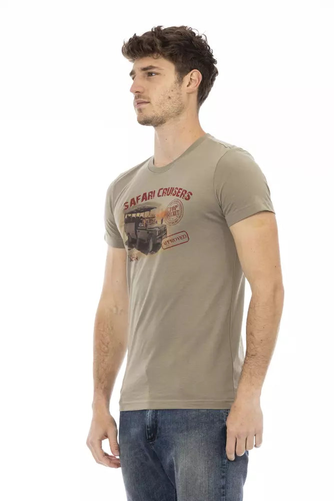 Trussardi Action T-Shirt Uomo Cotone Verde