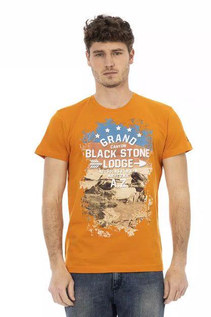 Trussardi Action T-shirt Uomo Cotone Arancione