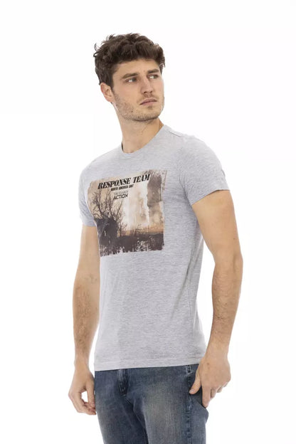 Trussardi Action T-Shirt Uomo Cotone Grigio