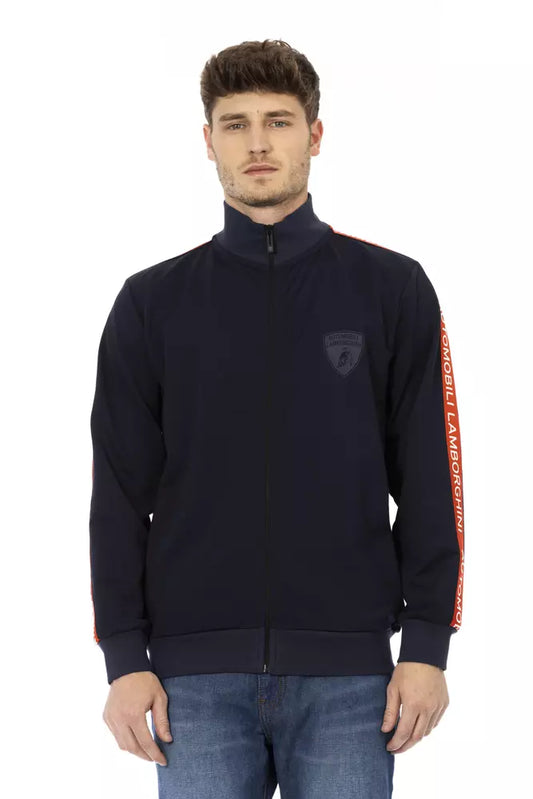 Automobili Lamborghini Maglione da uomo in poliestere blu