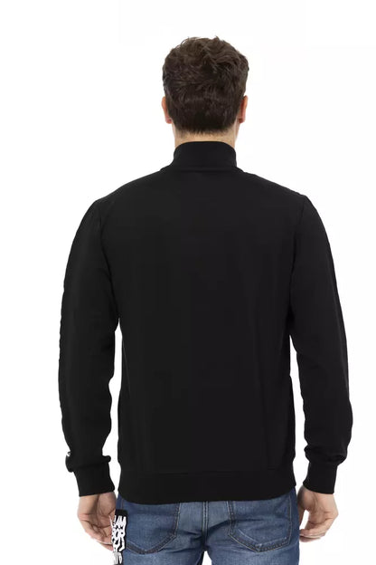 Automobili Lamborghini Black Polyester Men Sweatshirt