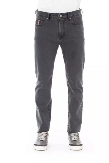 Jeans da uomo Baldinini Trend in cotone grigio