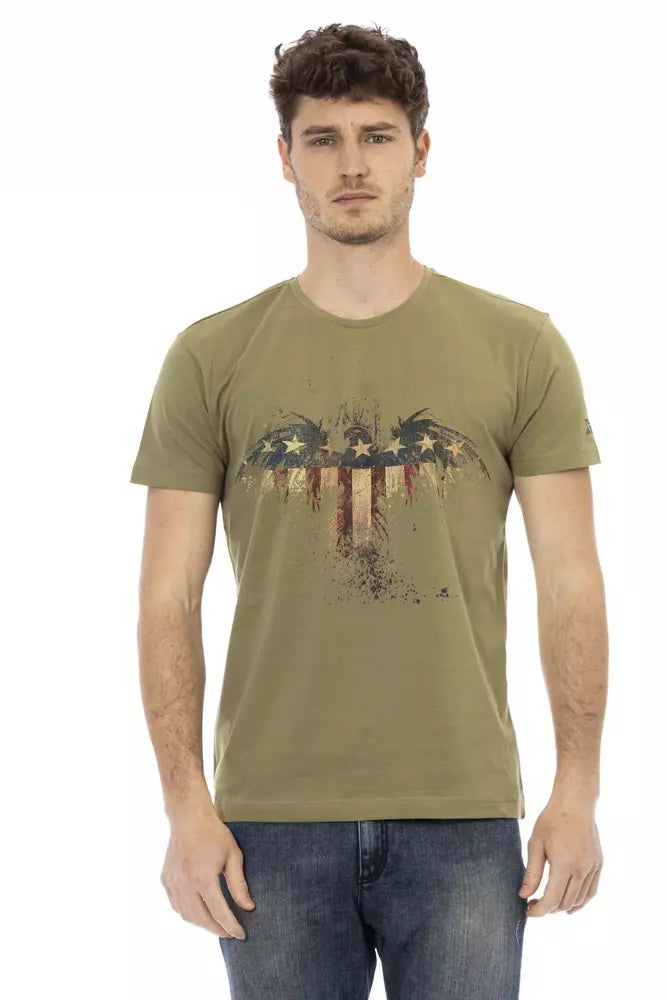 Trussardi Action T-Shirt Uomo Cotone Verde