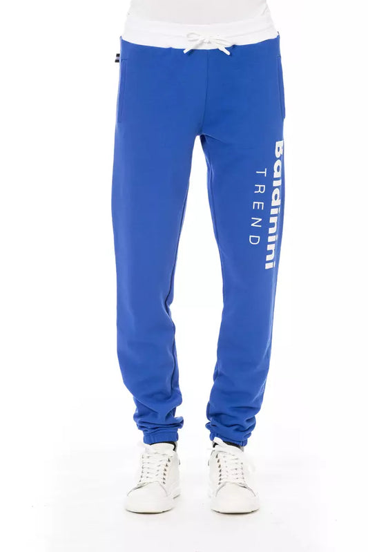 Baldinini Trend Blue Cotton Men's Pant