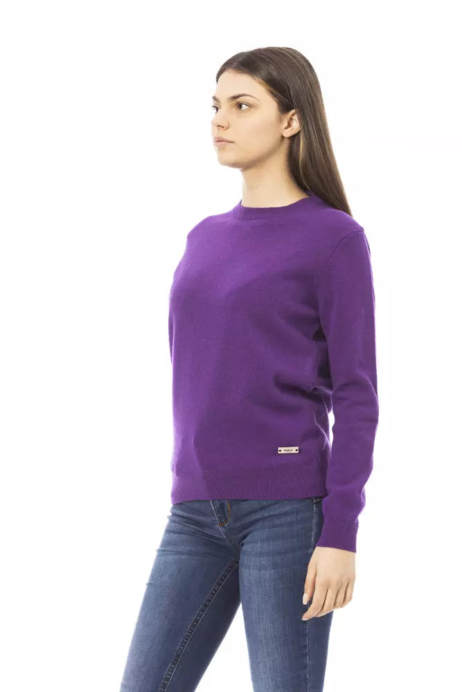 Baldinini Trend Maglione Donna Lana Viola