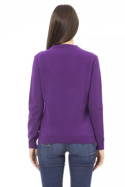 Baldinini Trend Maglione Donna Lana Viola