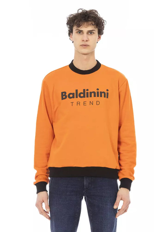 Baldinini Trend Orange Cotton Men's Sweater