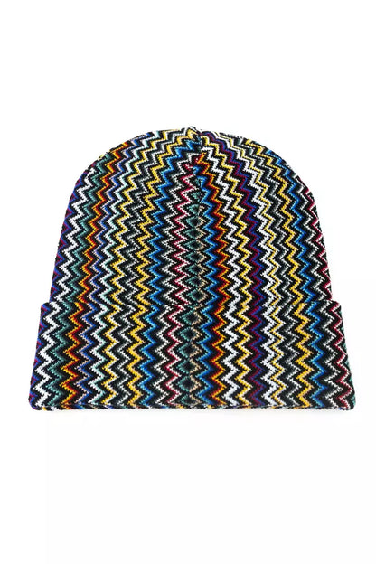 Cappello da uomo in lana multicolore Missoni