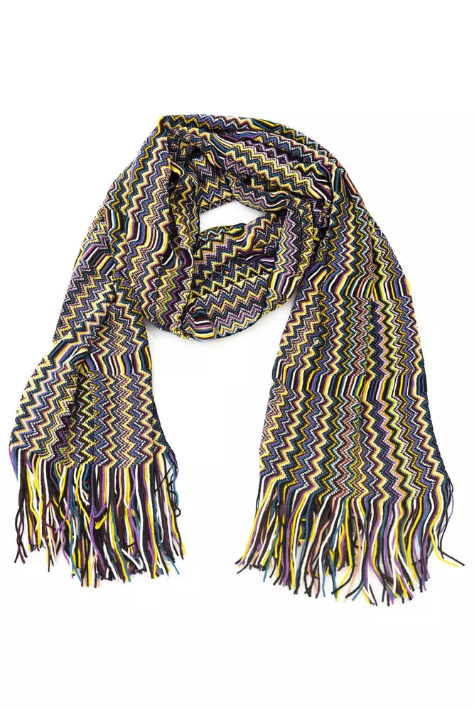 Sciarpa donna in lana multicolore Missoni