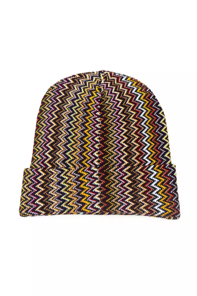 Cappello da uomo in lana multicolore Missoni