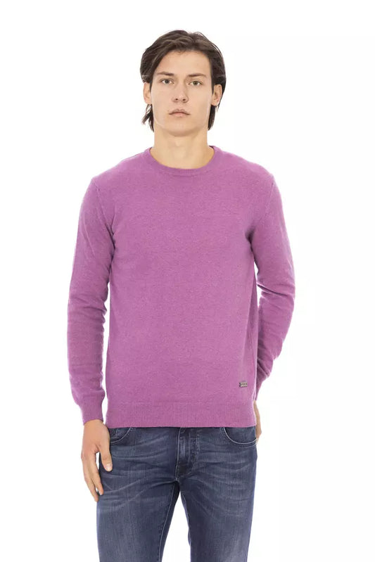 Baldinini Trend Maglione Uomo Lana Viola