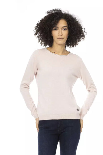 Baldinini Trend Pink Wool Women Sweater